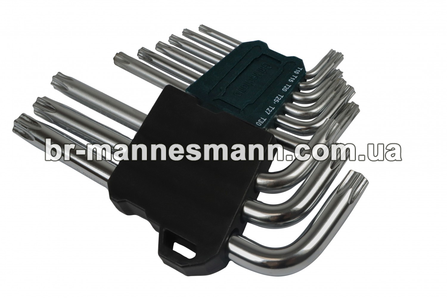 НАБІР КЛЮЧІВ ШЕСТИГРАННИХ Г-ПОДІБНИХ HEX 1.5-10MM 9ШТ (КОРОТКІ